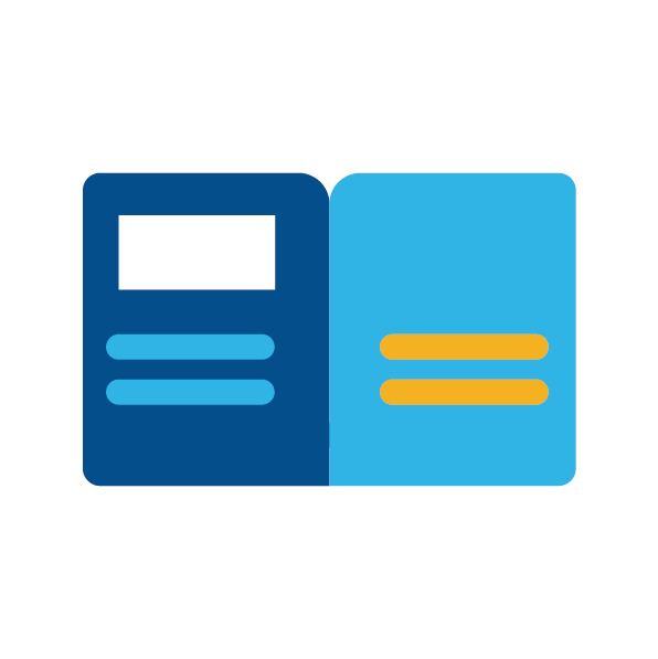 icono de guia y manual