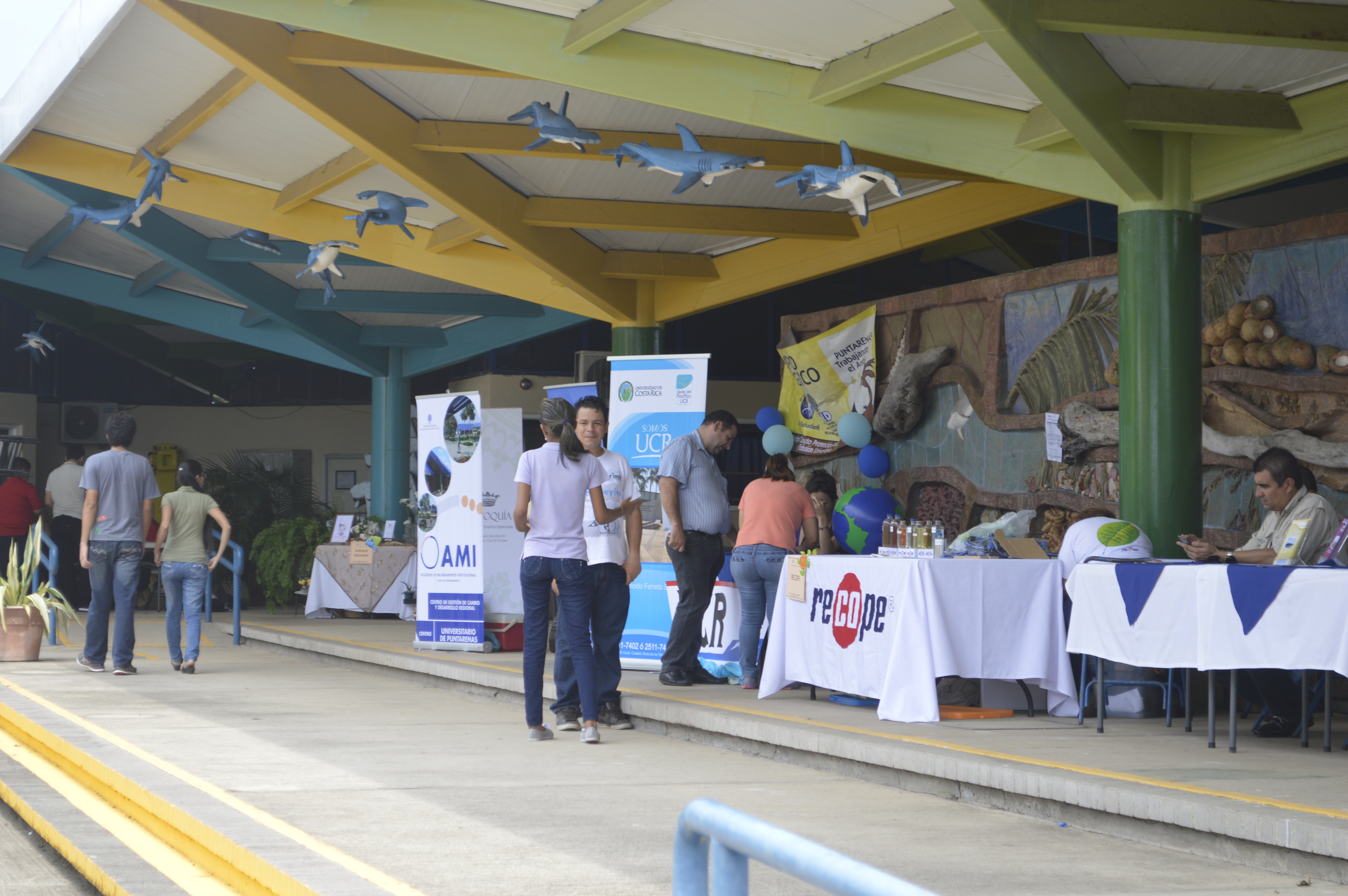  Esta feria fue organizada por la Red Interinstitucional y Comunal en Pro de Puntarenas con la colaboración de otras organizaciones públicas y privadas. Fotografía de Esteban Cubero. 