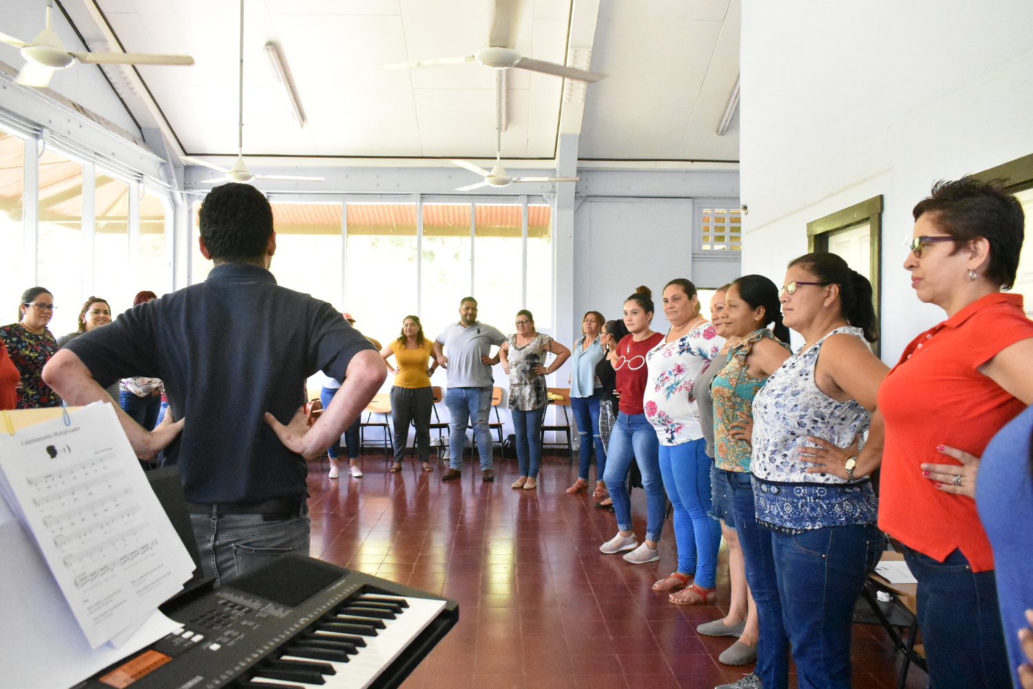 img-noticia-Docentes aprendieron técnicas de enseñanza aprendizaje de las matemáticas a traves de música. Foto cortesía John Ramírez