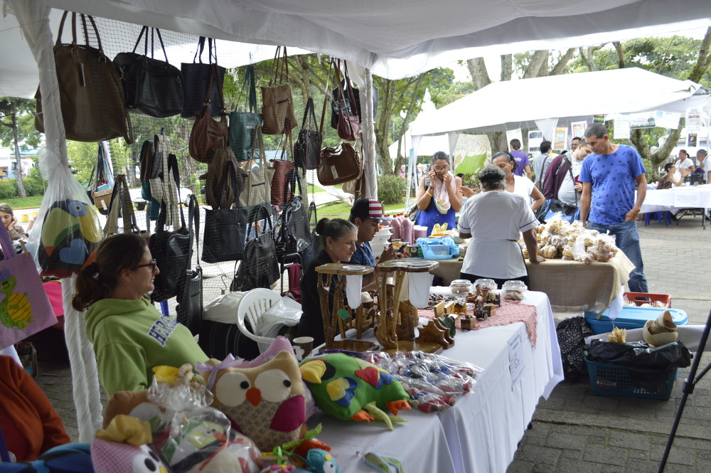 La Feria no sólo es un espacio para ir a comprar, también es un lugar donde se acude a informarse y aprender sobre semillas criollas, artesanias, jardinería, abonos orgánicos, plantas medicinales que custodian los campesinos y que precisamente se pueden conocer, desde su manera de producirlos hasta los secretos ancestrales heredados por los abuelos y abuelas de estos campesinos. Foto: Jafeth Mora. 