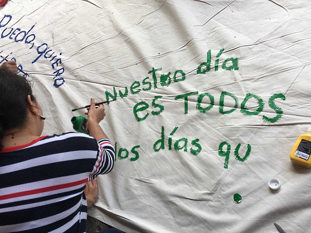 La VAS se unió a la conmemoración del mes de las mujeres con diversidad de actividades. Foto: Eduardo Muñoz.