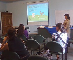 img-noticia-El cuento 'La nueva granja' hace aportes importantes en las luchas de género. Fue presentado el 14 de junio en la Facultad de Educación. Foto: Cortesía INIE 