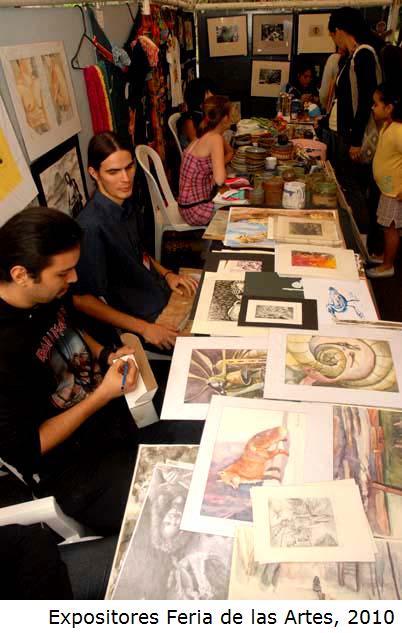 En la Feria habrá pinturas, esculturas, cerámicas a la venta, así como actividades para todo público. Foto: Archivo