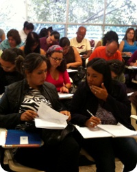 En el proyecto se imparten charlas y cursos de Matemática Elemental y Cálculo para capacitar a docentes. Fotografía: Archivo