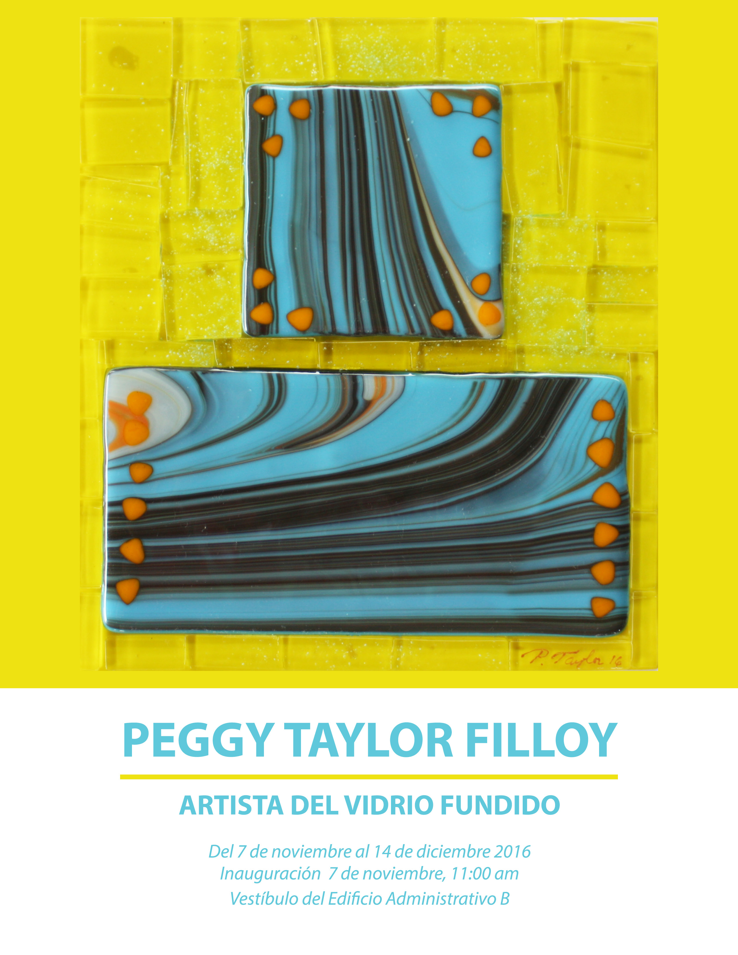 Vidrio fundido de Peggy Taylor Filloy