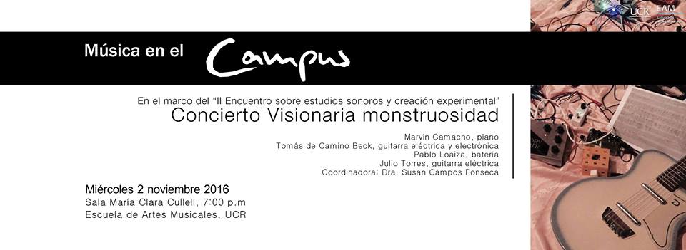 El II Encuentro sobre Estudios Sonoros y Creación Experimental comenzó el lunes 31 de octubre y este concierto forma parte las actividades