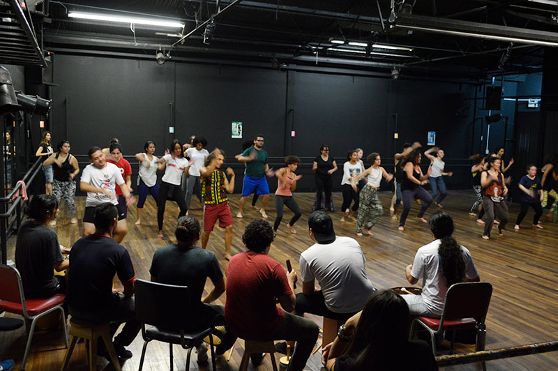 Los participantes del taller Afro Caribeño disfrutaron de música en vivo. Foto: Daniella Víquez 