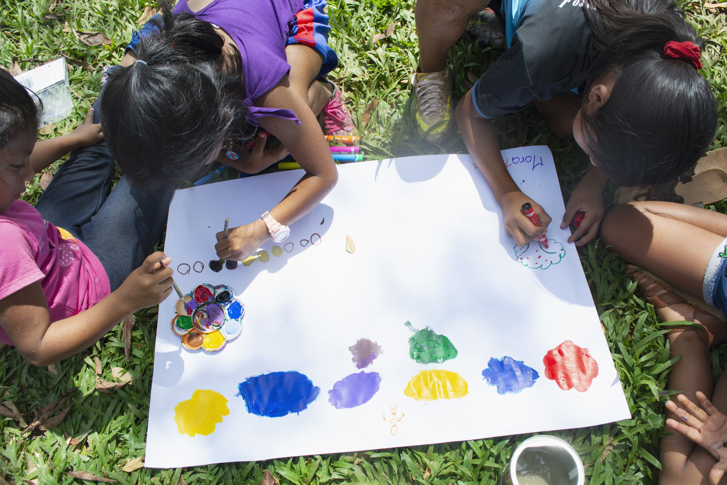 img-noticia-Niñas y niños indígenas de Salitre reunidos comparten saberes