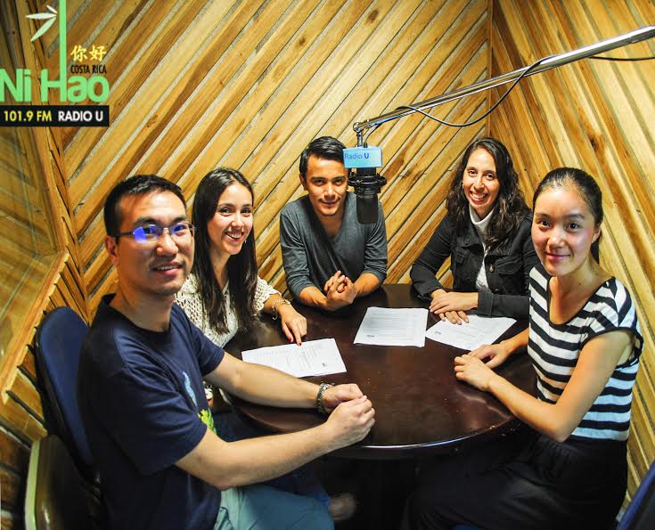 El programa se transmite todos los martes de 4:00 p.m. a 4:30 p.m. por Radio U 101.9 FM. Foto de Costa Rica, Ni Hao. 