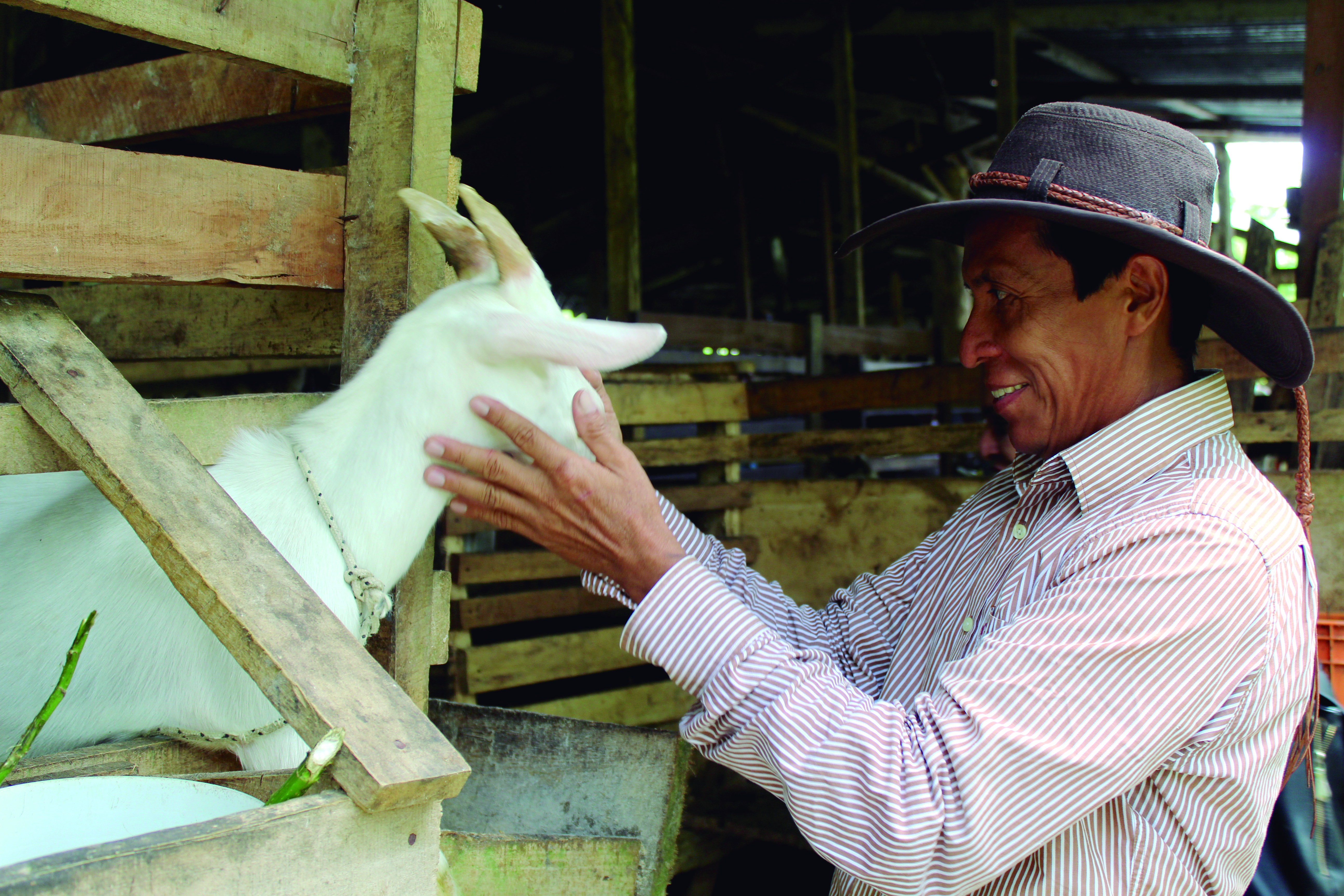 Felix Vallejos, productor de Upala, destacó el apoyo de la UCR a productores de esta zona tan alejada del Gran Área Metropolitana. Foto Natalia Odio