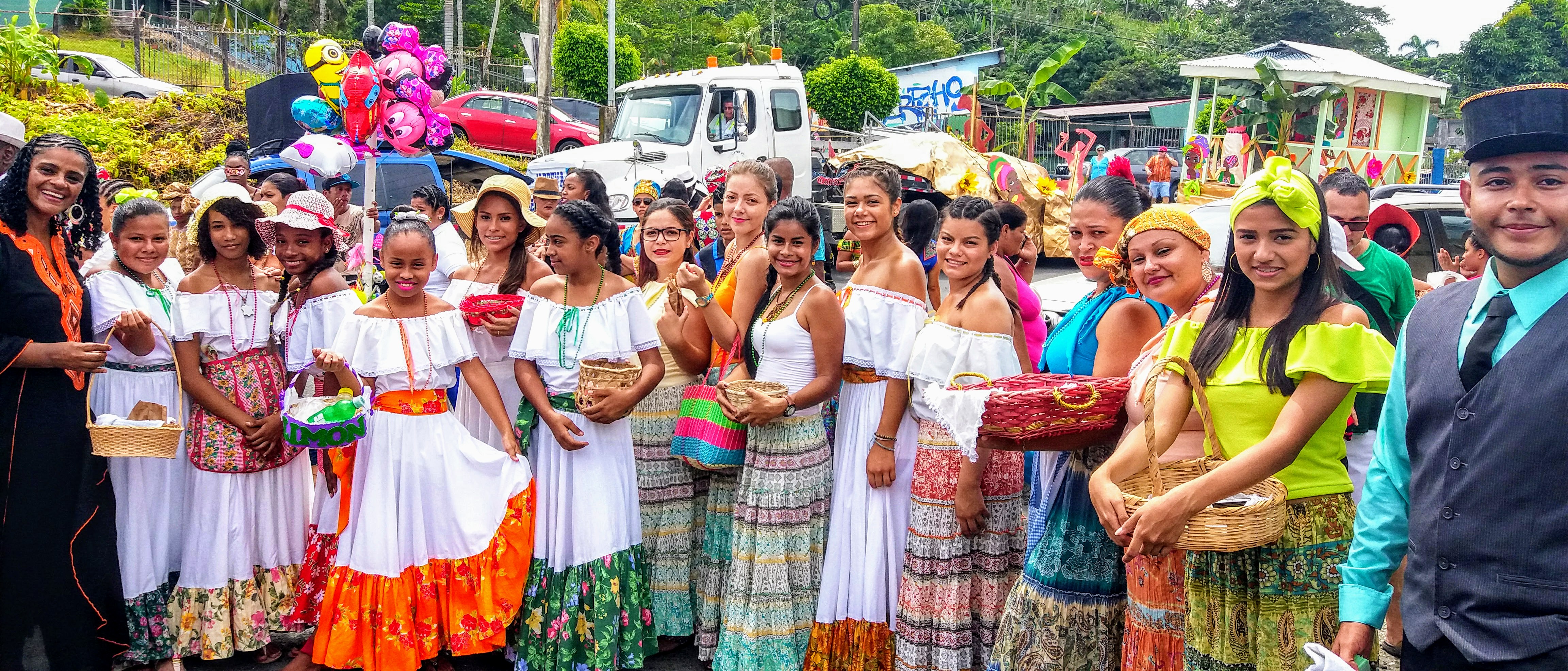 Participantes del proyecto en el Grand Parade en agosto del 2019