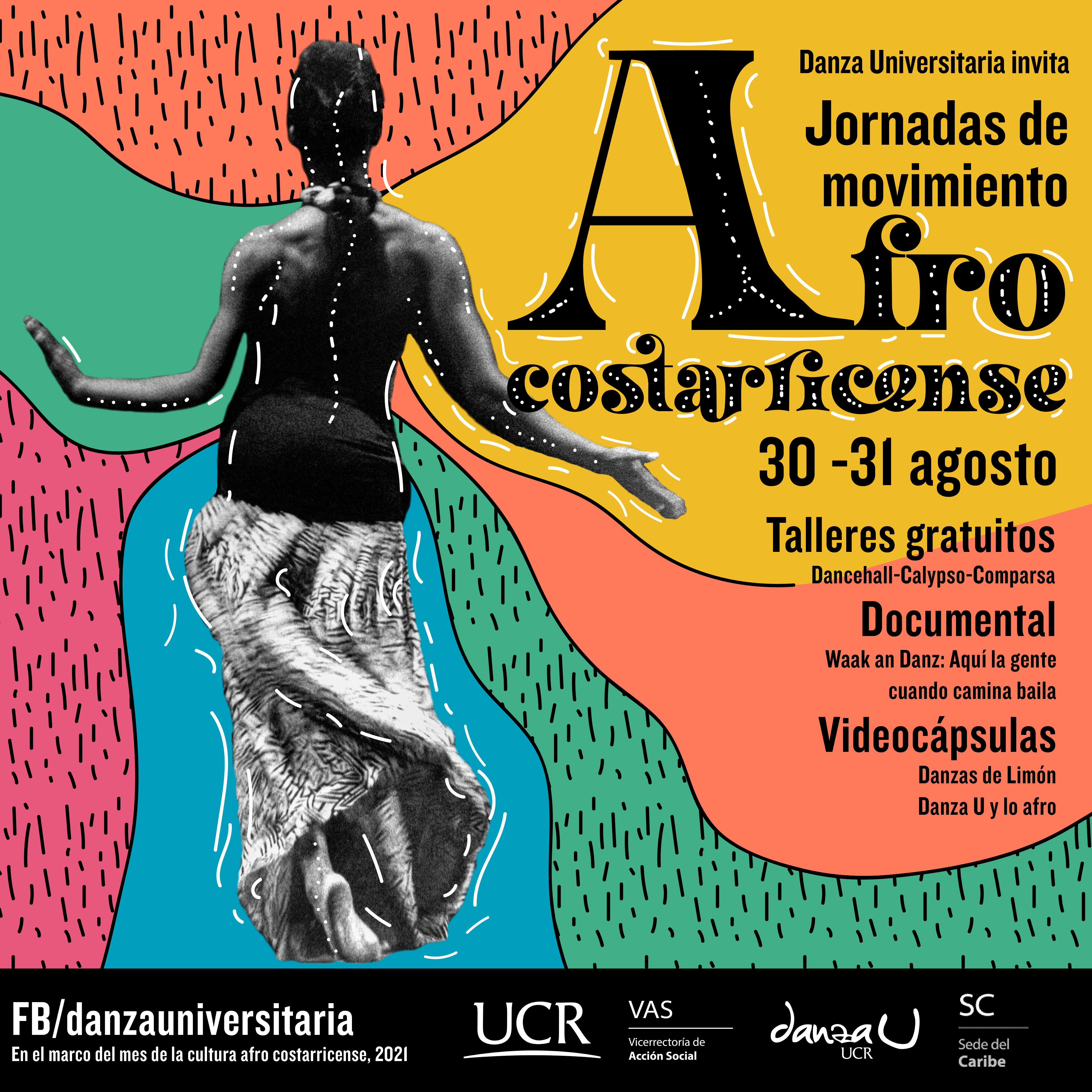  Las Jornadas de Movimiento Afrocostarricense son un espacio de visibilización y homenaje a esta herencia cultural, a través de piezas audiovisuales y talleres de danzas afrocaribeñas.
