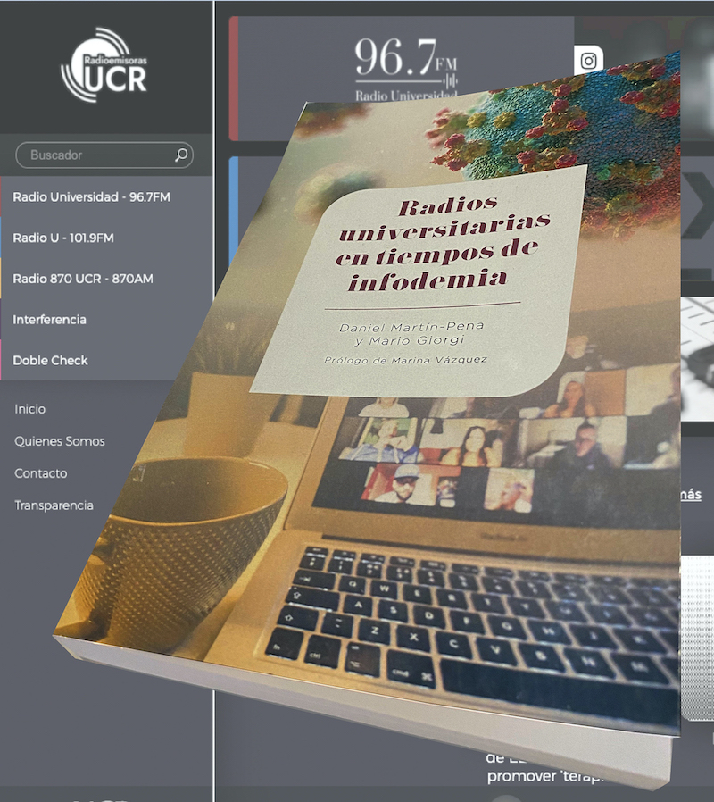 “Creo que la radio, que algunas personas consideraban un medio olvidado y clásico, parecía que no lo necesitábamos ante las ventajas que trajo la tecnología, con la expansión de las redes sociales. Pero cuando falla todo eso, ésta ahí sigue al alcance de un aparato con batería”, dijo Marina Vázquez, directora de Radio Universidad de Colima México, y prologuista del libro “Radios universitarias en tiempos de infodemia”. Foto Eduardo Muñoz