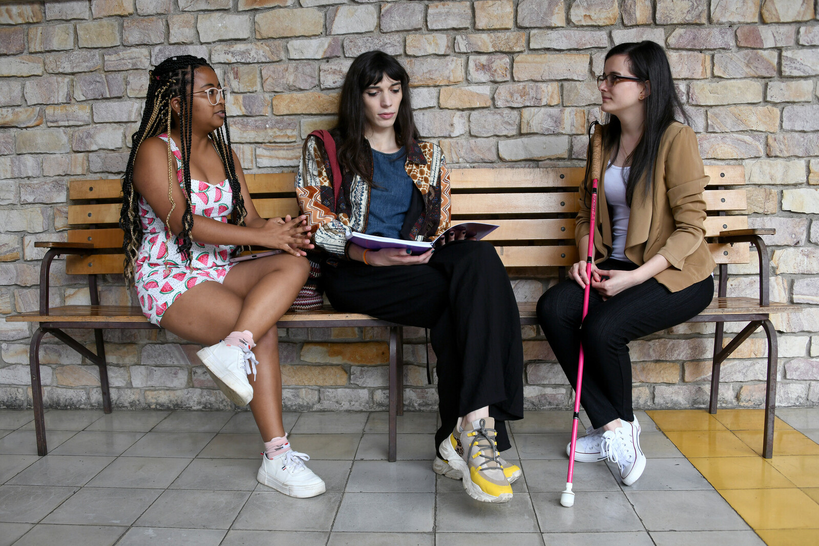 img-noticia-Estudiantes sin discapacidad brindando apoyo a estudiantes con discapacidad es una de las acciones del TCU. Foto: Archivo ODI.