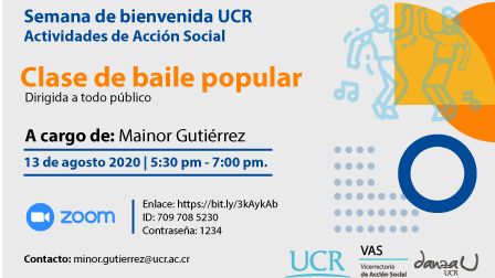 Esta es una de las actividades de la semana de bienvenida de la UCR