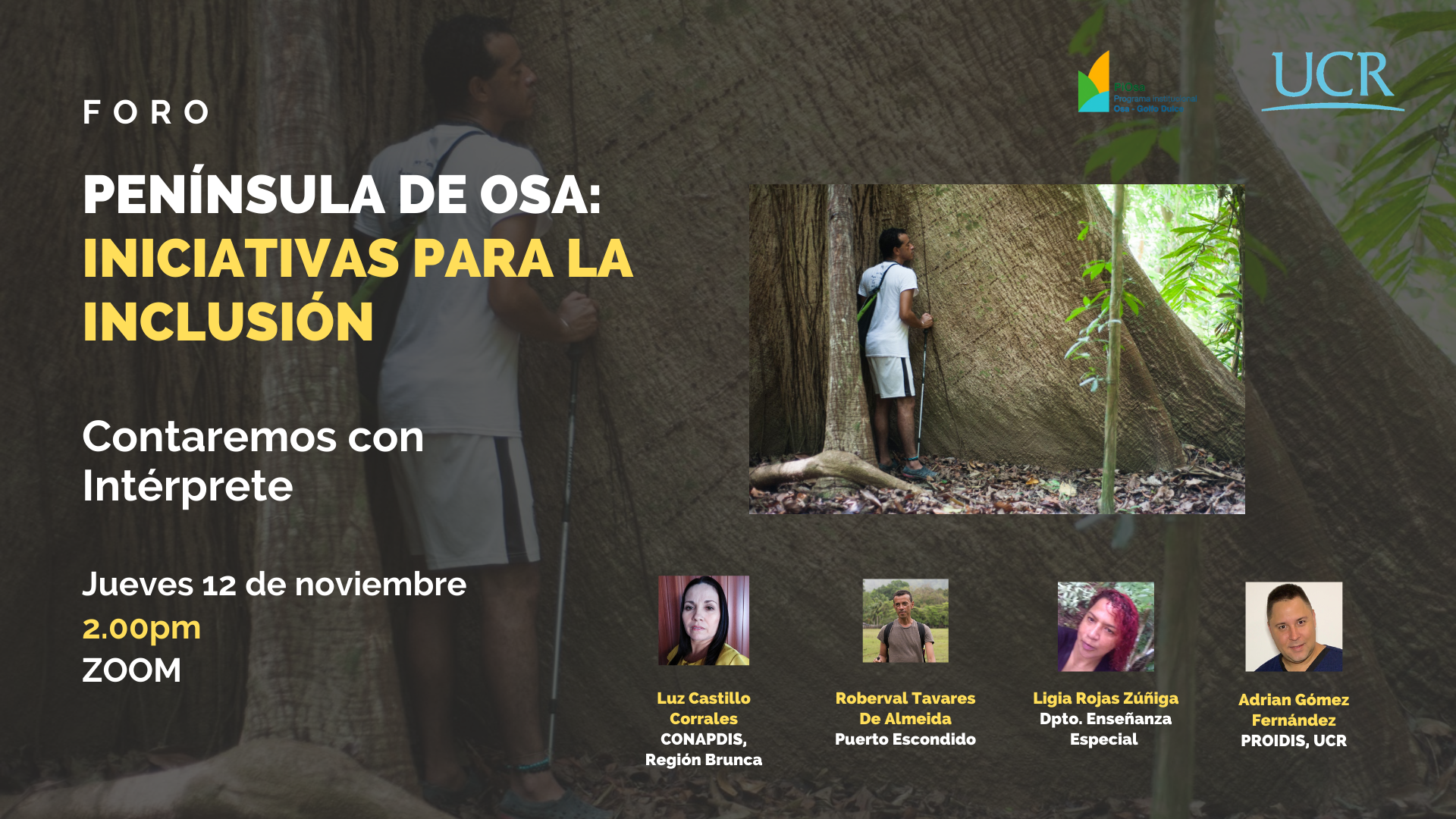 Foro Península de Osa: Iniciativas para la Inclusión. 