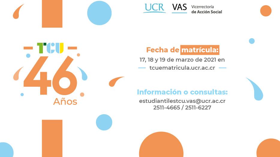 Matrícula TCU 1 Ciclo Lectivo 2021 