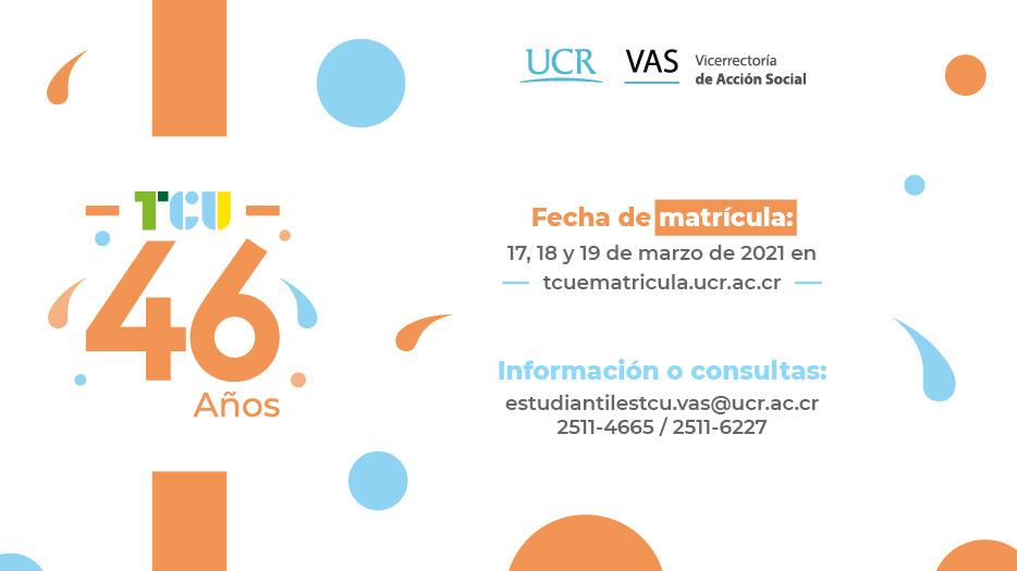 Matrícula TCU 1 Ciclo Lectivo 2021 