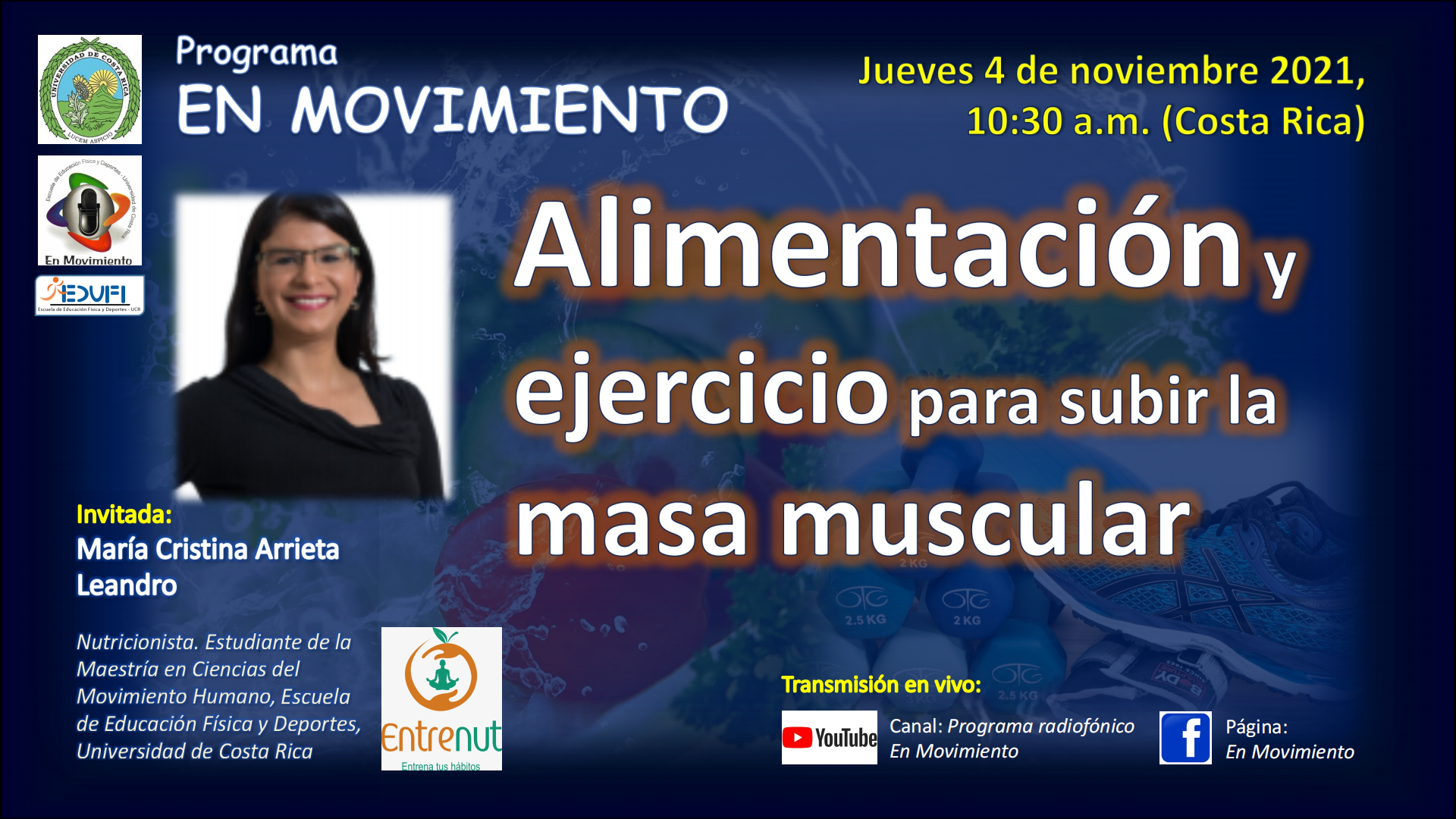 Alimentación y ejercicio para subir masa muscular